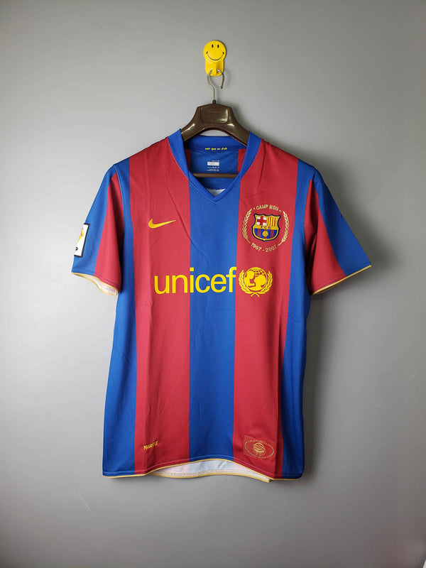 Retro 2007/08 Barcelona home