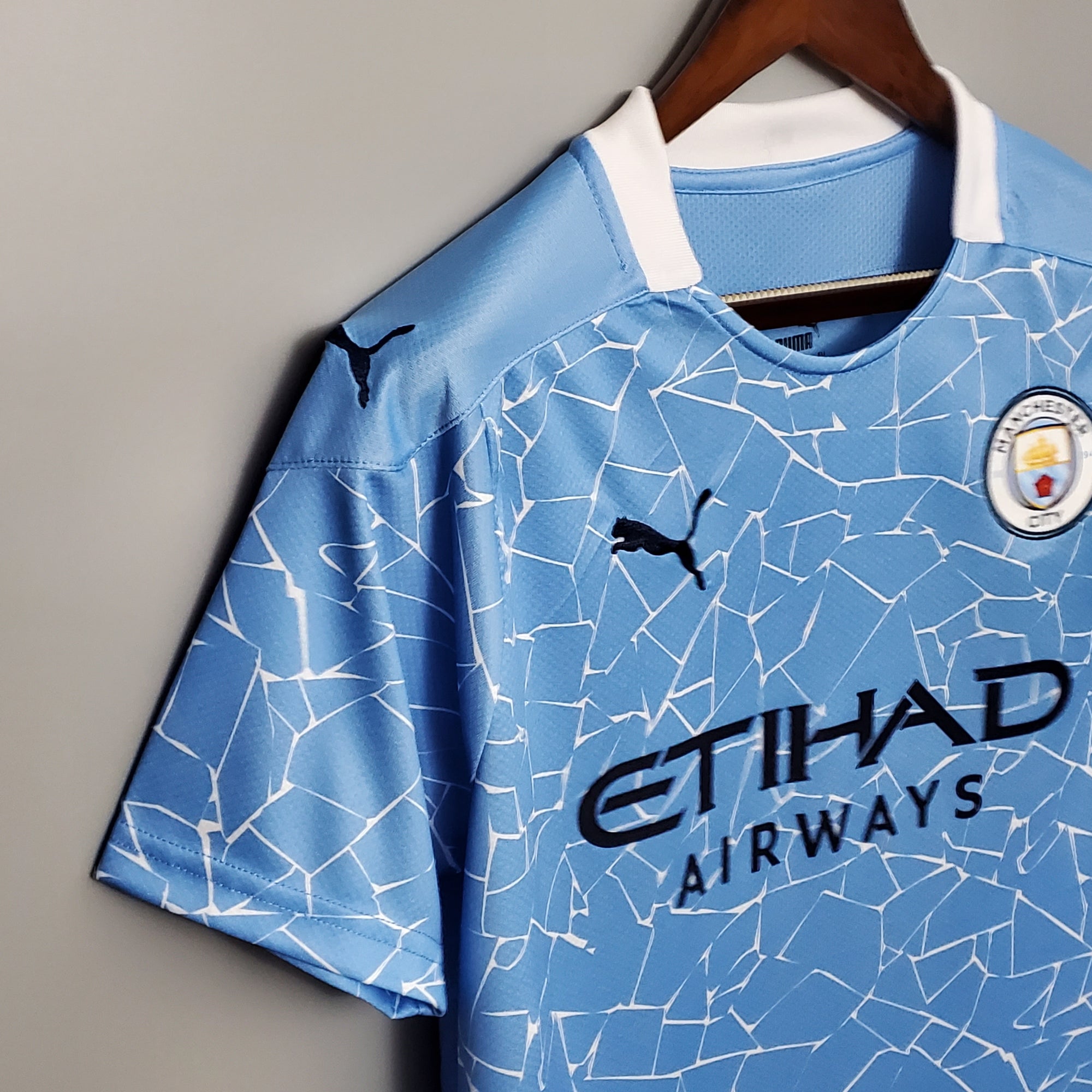 Manchester City FC Jersey 2020/21-(Custom Name & Number)