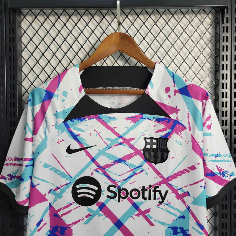 2023-24 Barcelona White Training Jersey