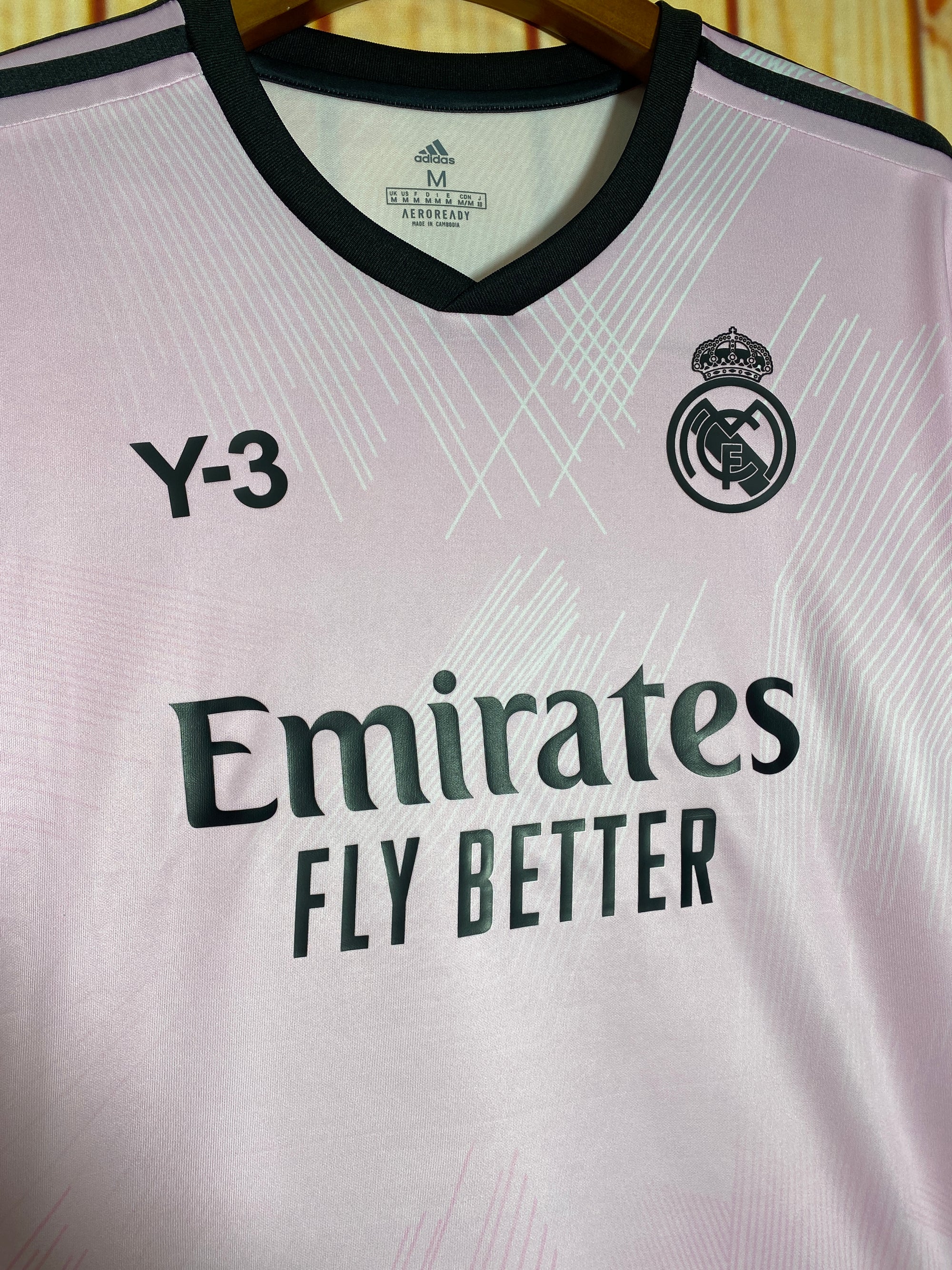2022/23 Y3 Pink Real Madrid -  (Custom Name & Number)