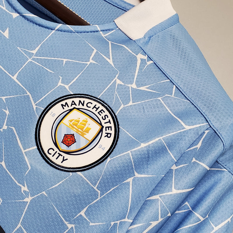 Manchester City FC Jersey 2020/21-(Custom Name & Number)