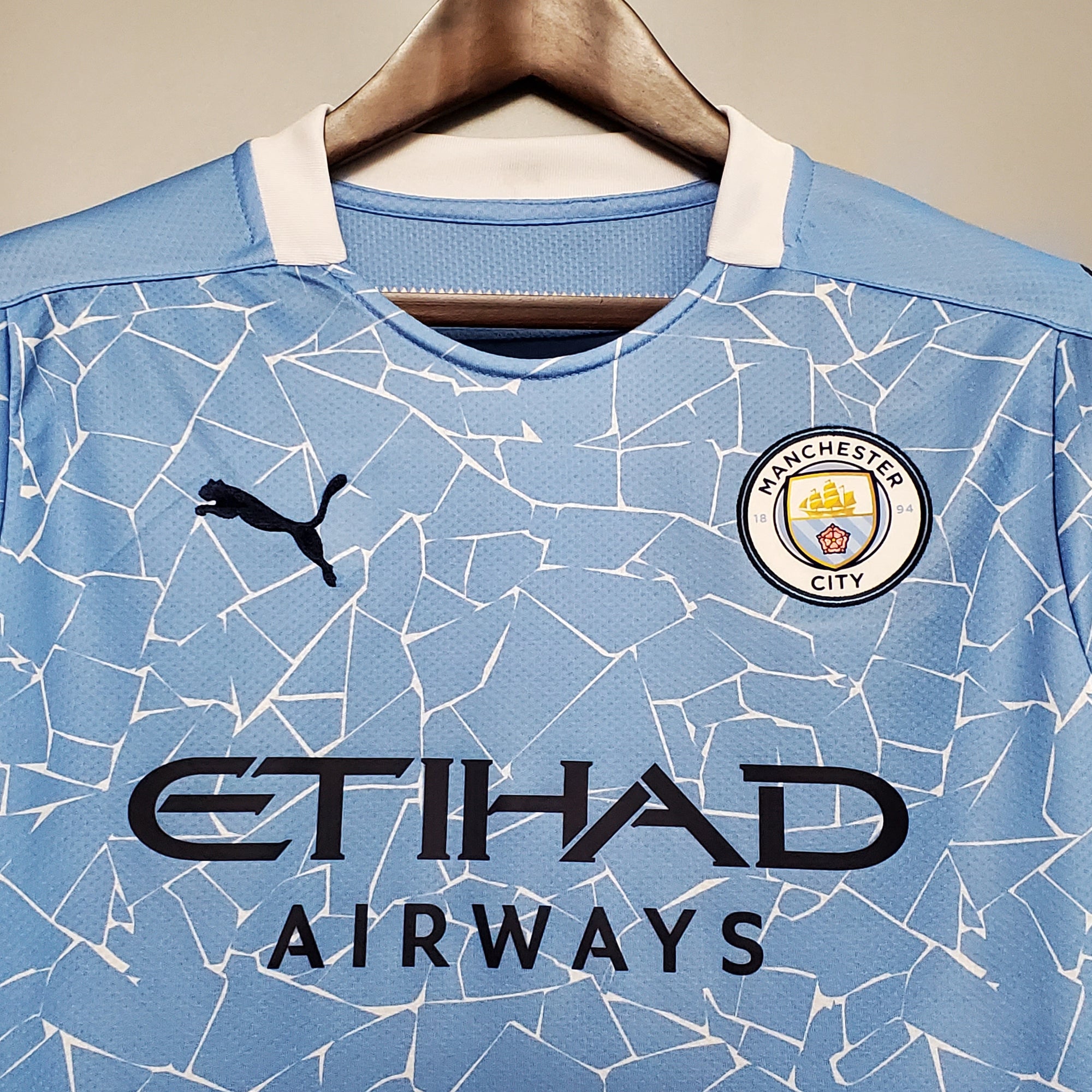 Manchester City FC Jersey 2020/21-(Custom Name & Number)