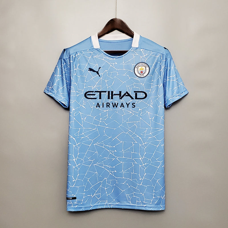 Manchester City FC Jersey 2020/21-(Custom Name & Number)