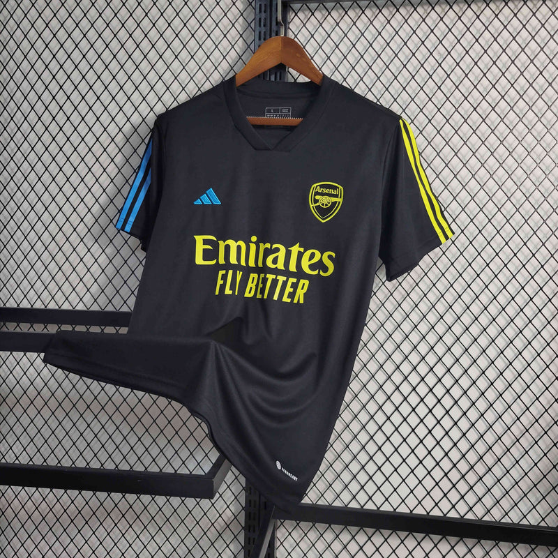 2023/24 Arsenal Black Training Shirt