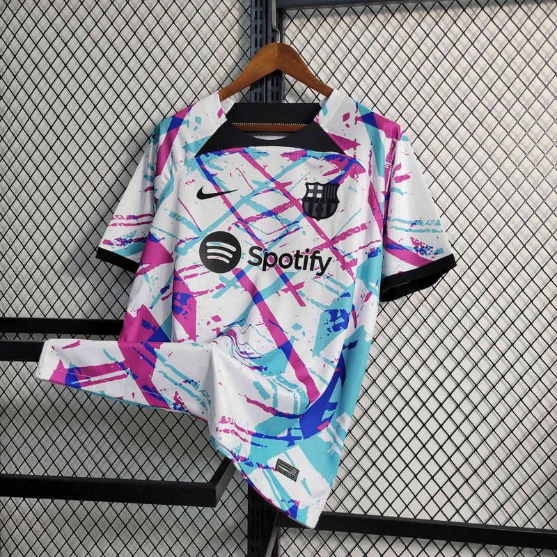 2023-24 Barcelona White Training Jersey