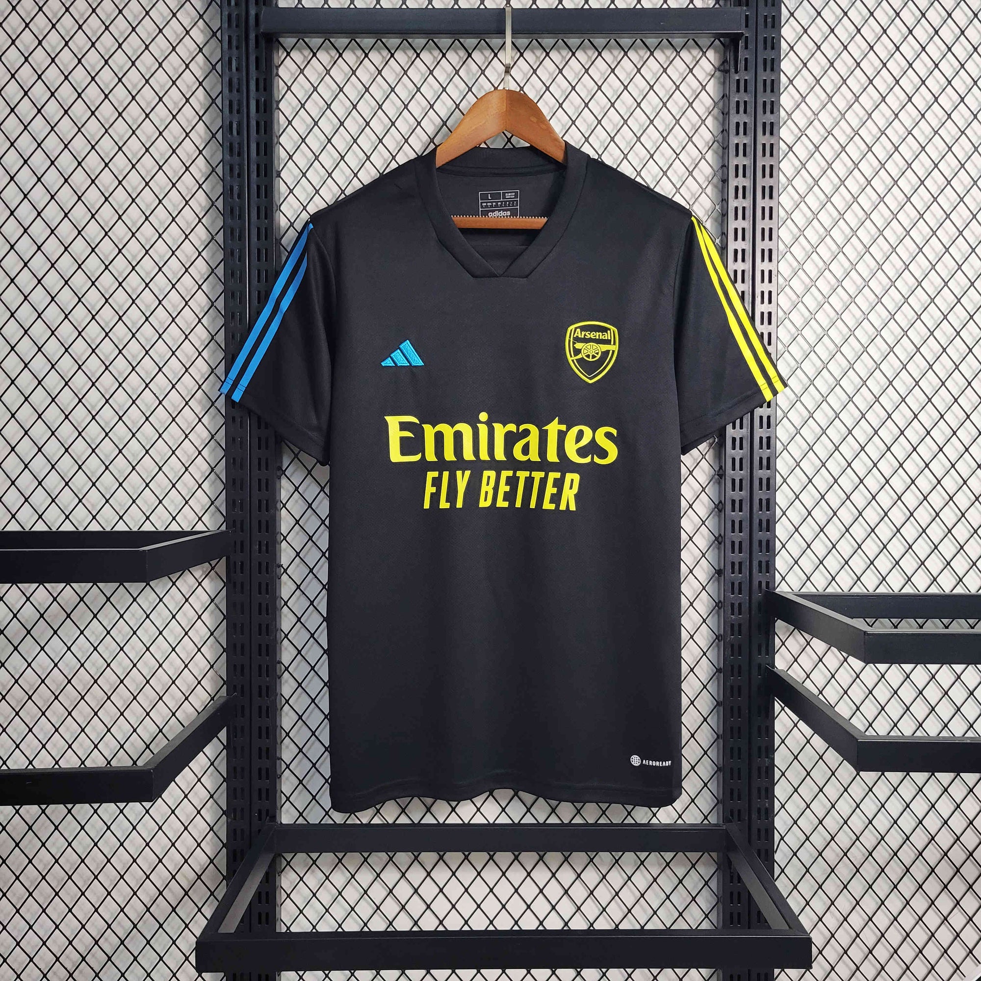 2023/24 Arsenal Black Training Shirt